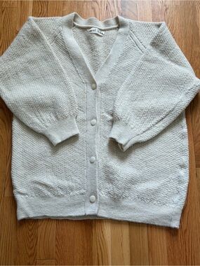 Wol Hide Oversized Textured Cardigan